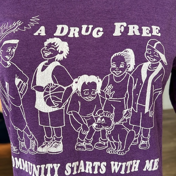Vintage 1994 Drug t shirt S - Picture 4 of 6
